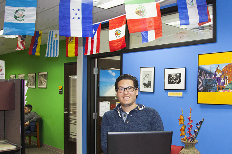 Graduate student Sergio López Ramos founded a learning program called Somos Latinos.