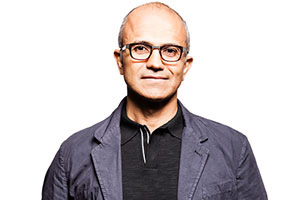 UWM graduate and CEO of Microsoft Satya Nadella.