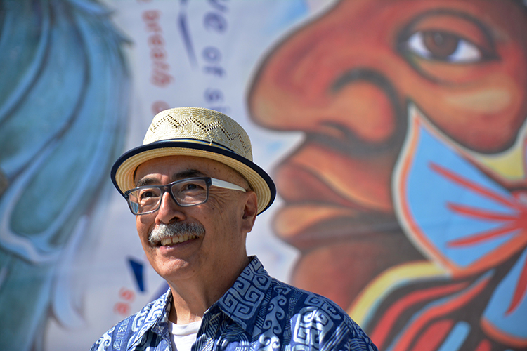 U.S. Poet Laureate Juan Felipe Herrera reads and writes in both English and Spanish. He will share his poetry at UWM on Thursday, March 3. (Photo courtesy of Library of Congress)