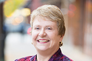 Sally Lundeen, who will step down June 30 as dean of the College of Nursing.