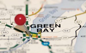 Map of Green Bay.