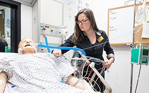 Nursing student Lindsey Roddy is a member of the first cohort of nursing students enrolled in I-Corps entrepreneurial training, a pilot program funded by the National Science Foundation to encourage more commercial products coming from academic research. (UWM Photo/Elora Hennesey)