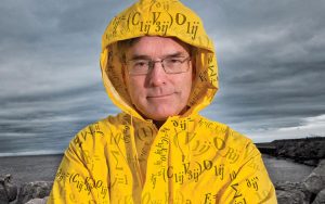 Paul Roebber in a rain jacket.