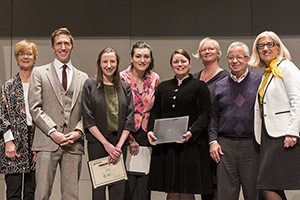 Winners and judges from the UWM 3MT event.