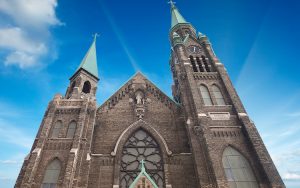 A picture of a church