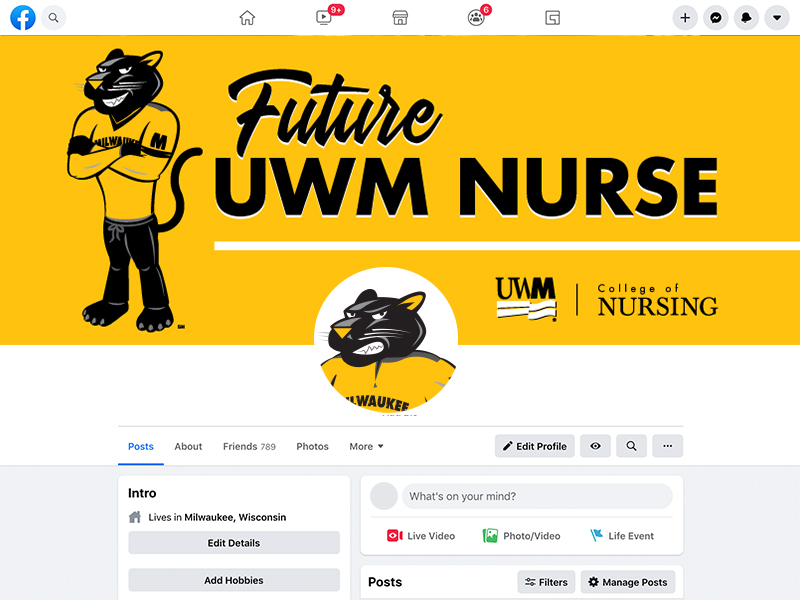 Future UWM Nurse Facebook cover photo
