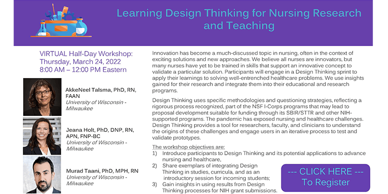 Learning Design Thinking for Nursing Research and Teaching at MNRS