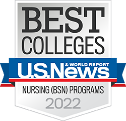 Best Colleges, U.S. News Nursing (BSN) Programs 2022 Badge