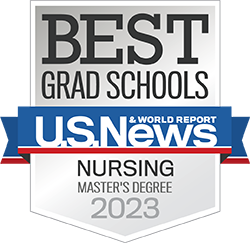 Best Grad Schools, U.S. News Nursing Masters Degree 2023 Badge