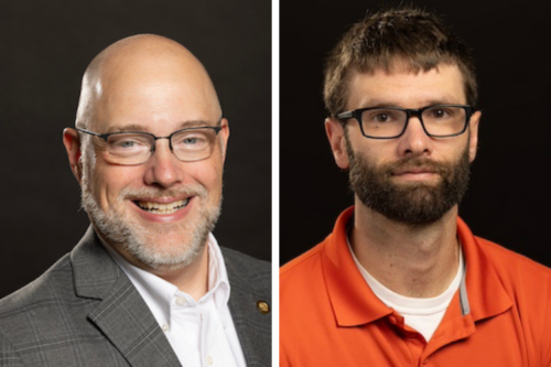 headshots of chris peters and justin ojala