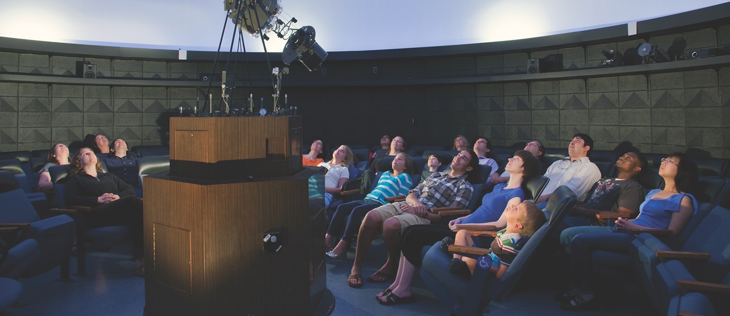 Planetarium audience