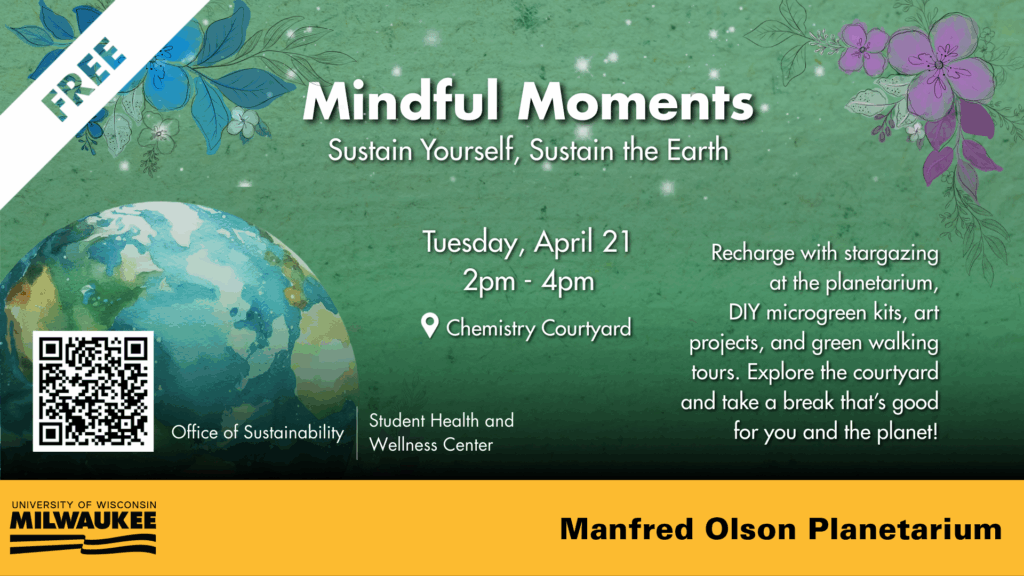 Mindful Moments in the Chemistry Courtyard on Tuesday, April 21, 2026 from 2:00 - 4:00 pm.