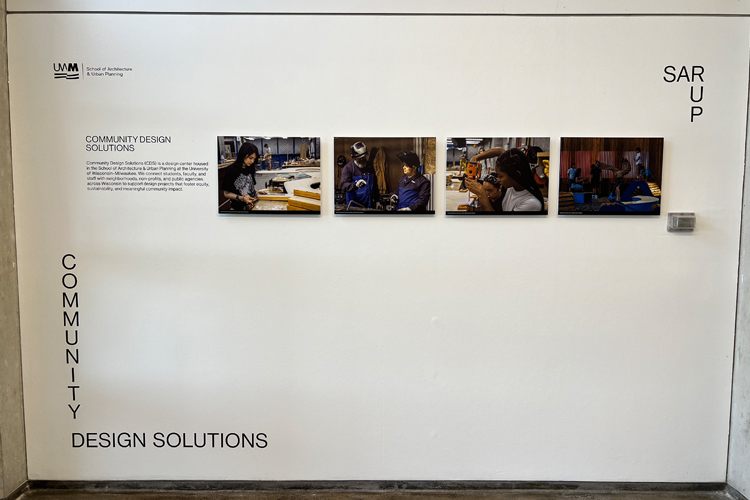 Community Design Solutions wall display