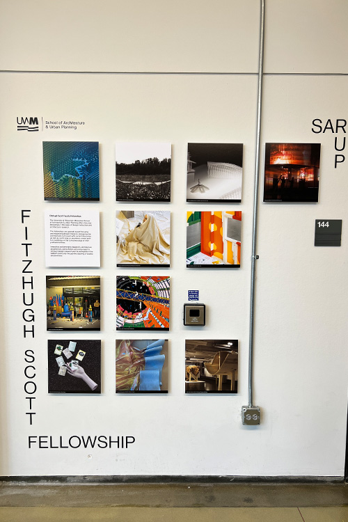 Fitzhugh Scott Fellowship wall display