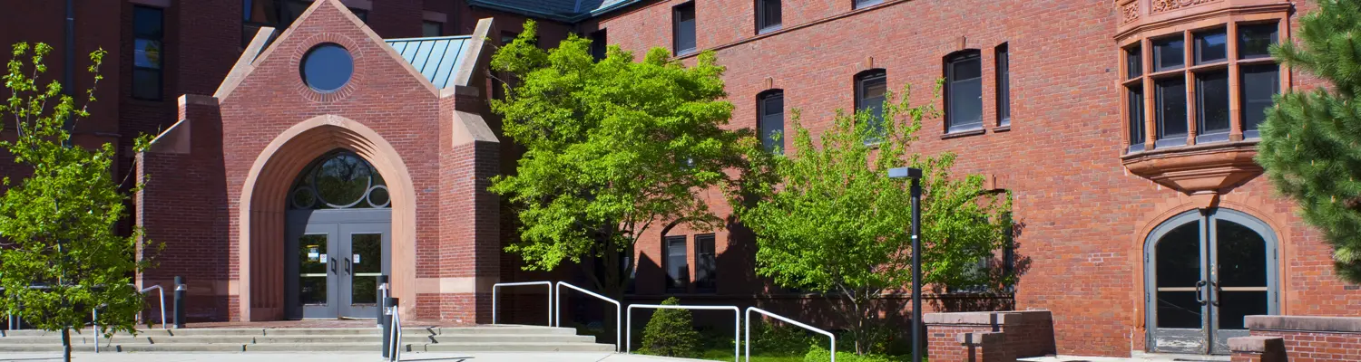 Front of Garland Hall at UWM