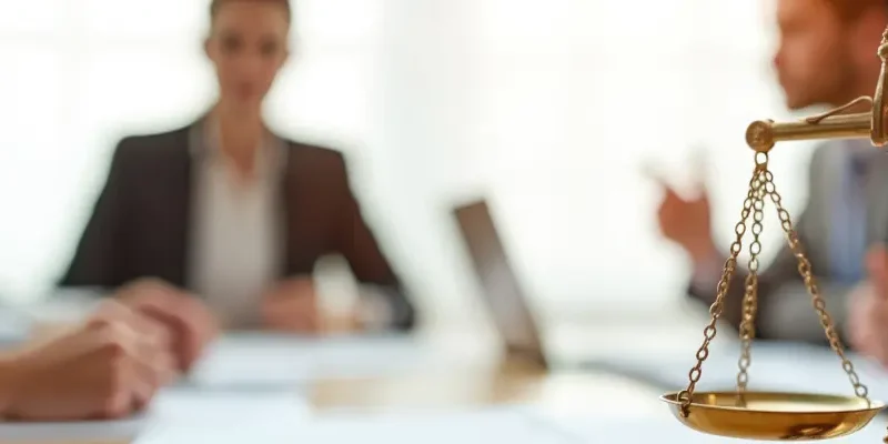 professionals around an office table