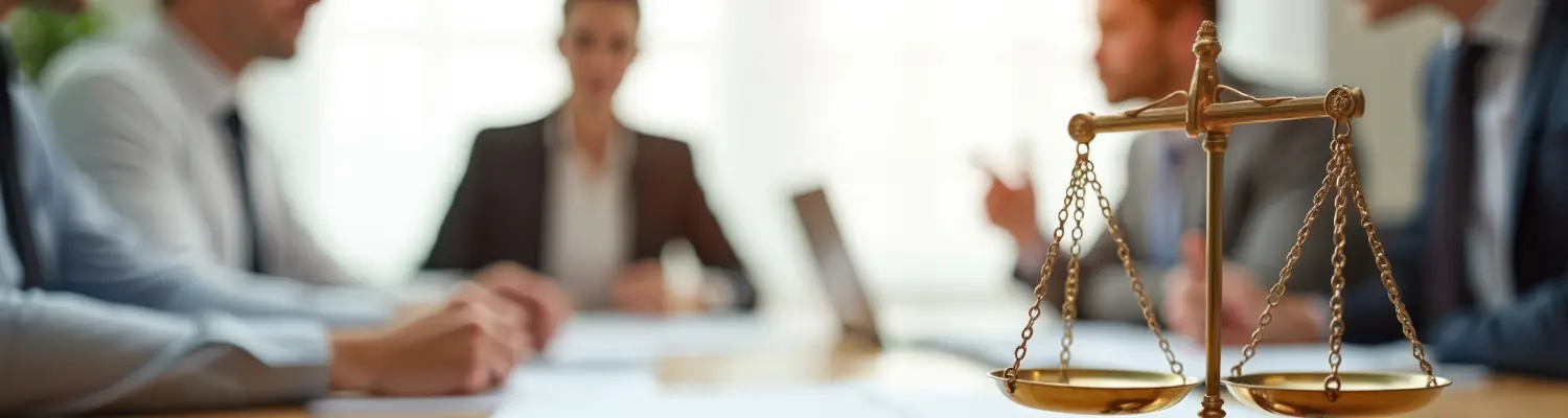 professionals around an office table