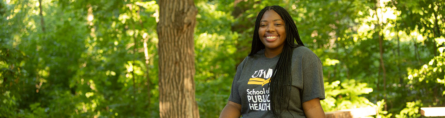 UWM public health student at the Urban Ecology Center.