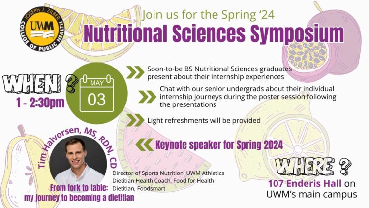UW-Milwaukee Nutritional Sciences Symposium flyer