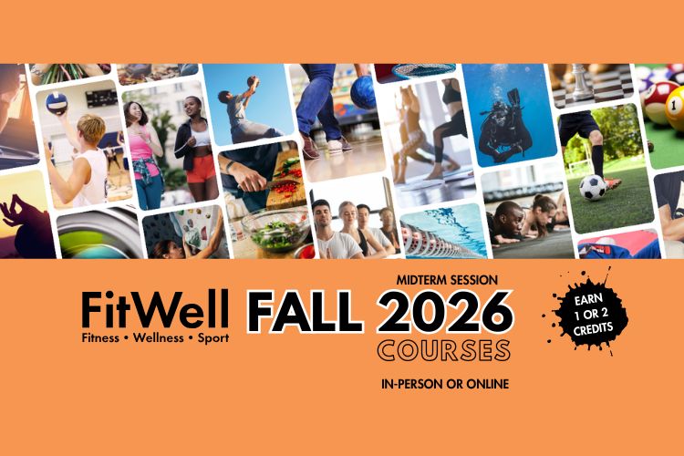 FitWell Fall Midterm 7 week Courses Start October 26
