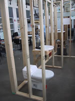Photo of an accessible bathroom layout implemented in Milwaukee Idea Home