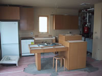 Photo of Milwaukee Idea Home kitchen under construction