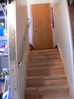 Photo of an accessible stairway in Milwaukee Idea Home