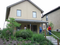 Photo of the front door of Milwaukee Idea Home