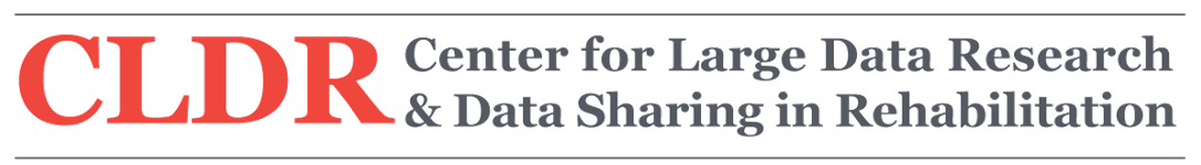 Center for Large Data Research & Data Sharing in Rehabilitation logo