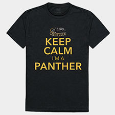 T-shirt with the Panther logo and the text Keep Calm I'm a Panther