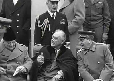 Churchill, Roosevelt, and Stalin