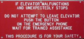 Elevator malfunction