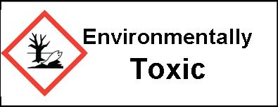 Environmentally Toxic Hazard Sticker