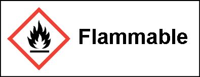 Flammable Hazard Sticker