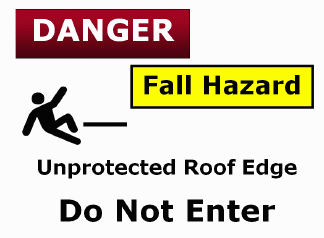 Sample Fall Protection Sign