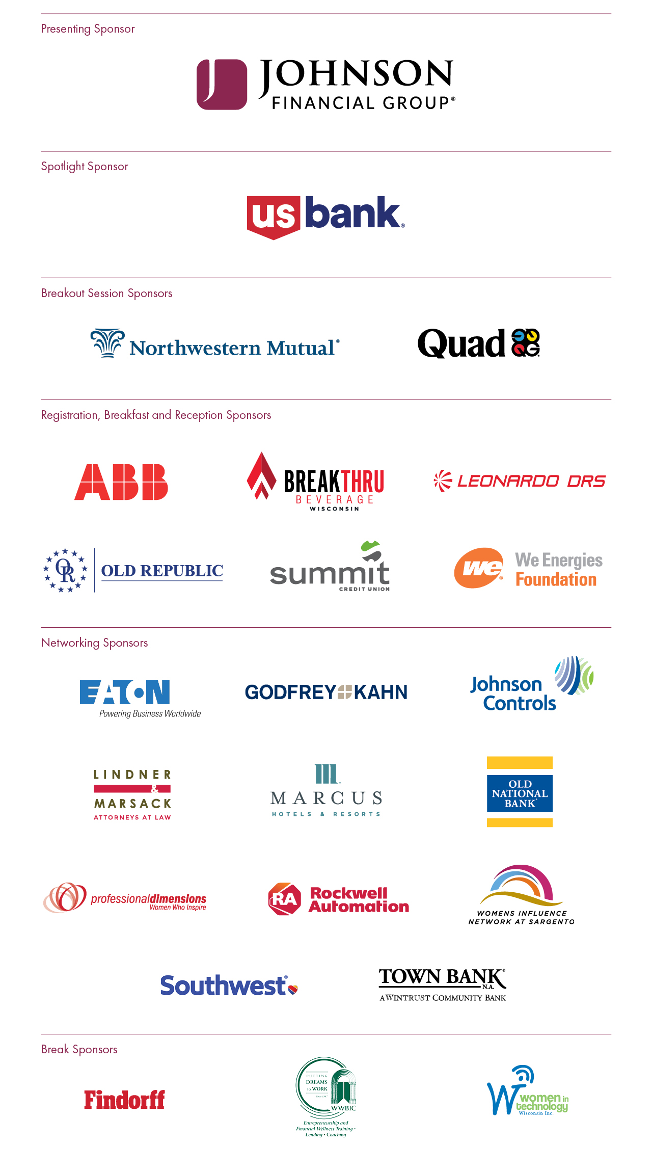Thanks to our 2024 sponsors.