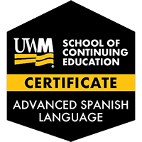 Digital Badge for Advanced Spanish Language Certificate