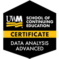 Digital Badge for Data Analysis – Advanced Certificate