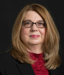 Portrait of Colleen Galambos (white woman), social work professor and Helen Bader Endowed Chair of Applied Gerontology
