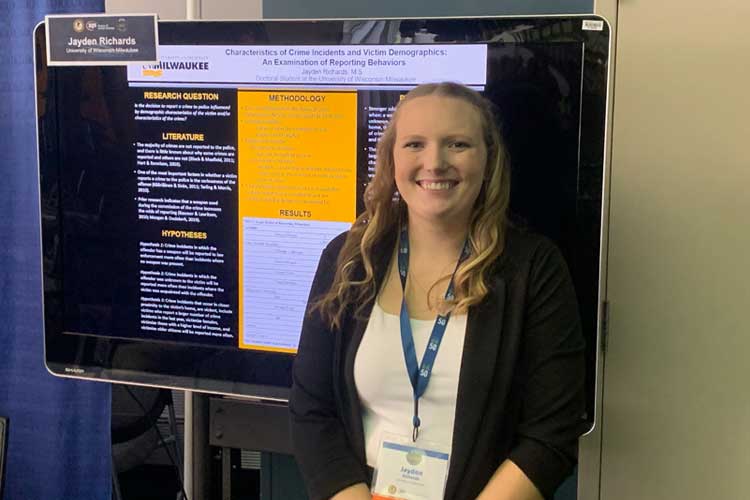 Student’s Crime Research Leads to National Presentation  