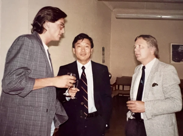 Jeff Zimm, Prof. Yoshio Niho (UWM) and Prof Hans-Georg Petersen (JLU)