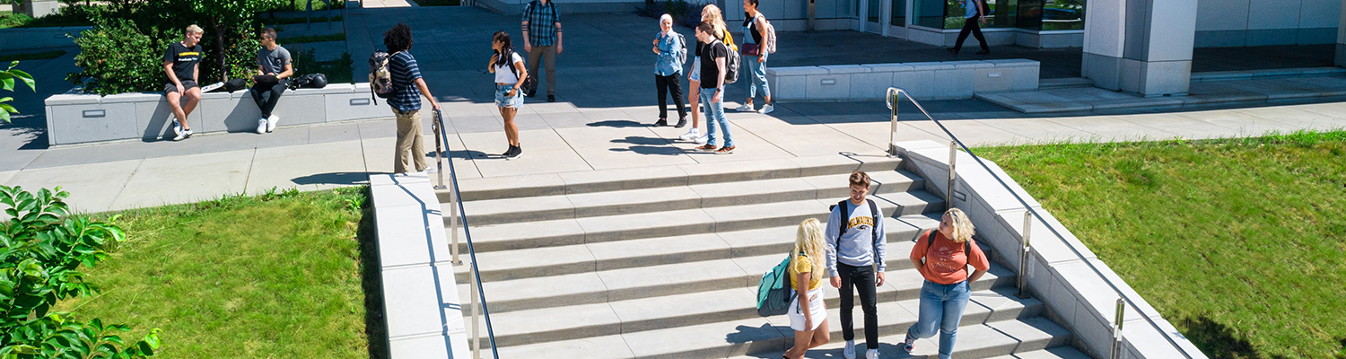 Students outside