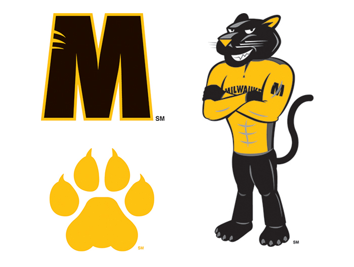 UWM logo examples allowed for use by student organizations