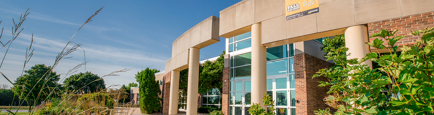 Exterior photo of UWM branch campus building