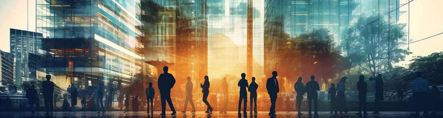 building construction engineering with double exposure