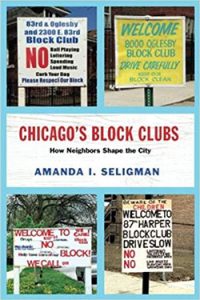 cover for Chicago's Block Clubs shows various signs used to advertise clubs