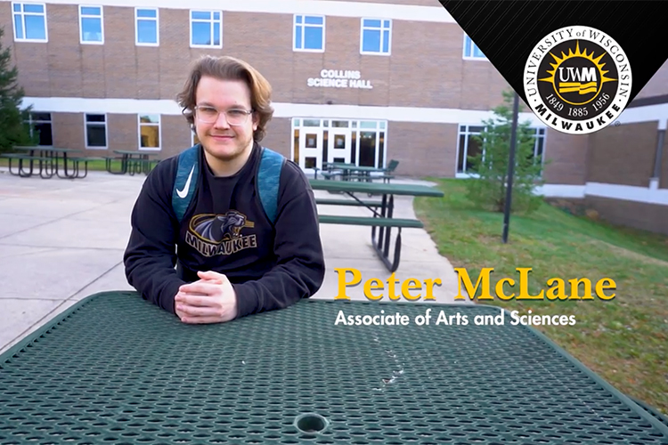 Peter gained a boost of confidence and responsibility thanks to UWM at Washington County