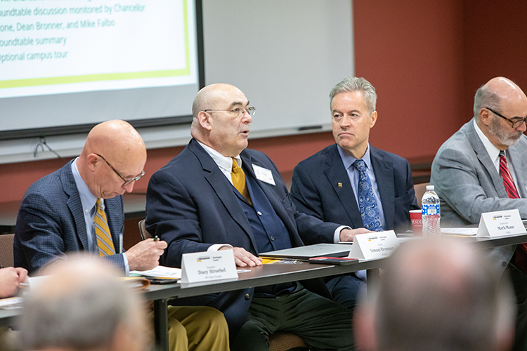 UW System, UWM leaders pledge to work with community at Washington County roundtable