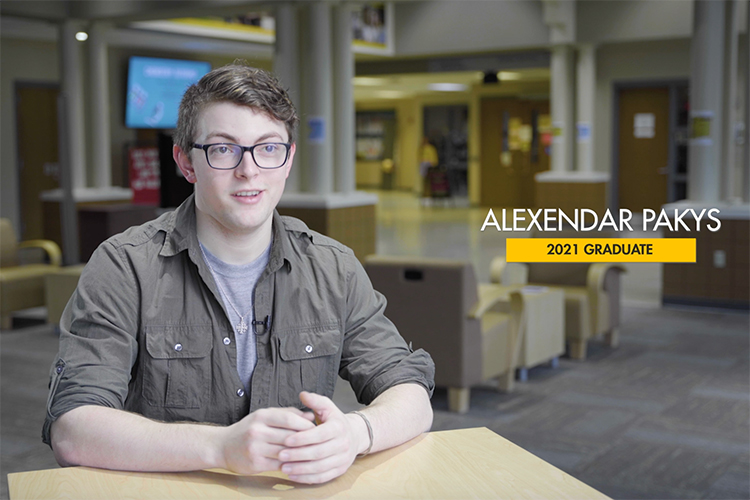 Listen to why Alex graduated with extra appreciation for his teachers