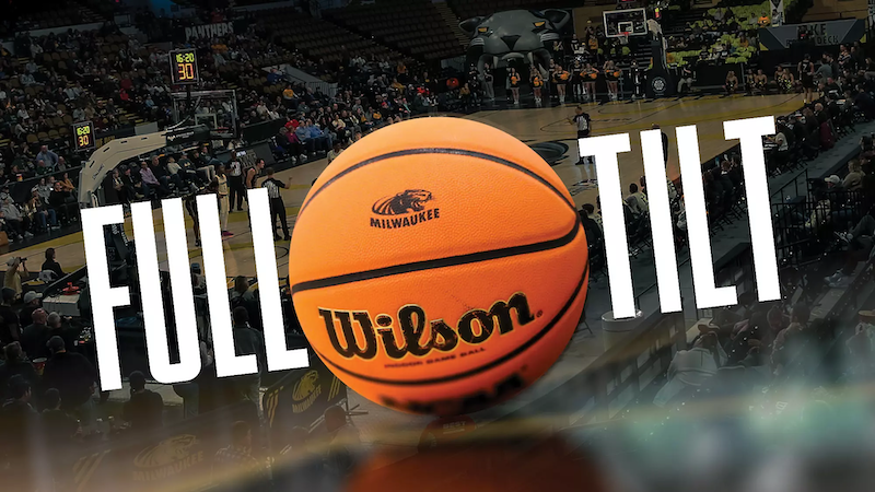 Full Tilt with basketball in center